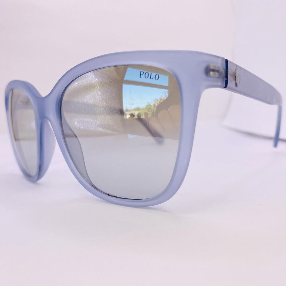 Polo Ralph Lauren Sunglasses PH 4114 5610/6V 55 [] 17 140 MM Clear Blue Mirrored